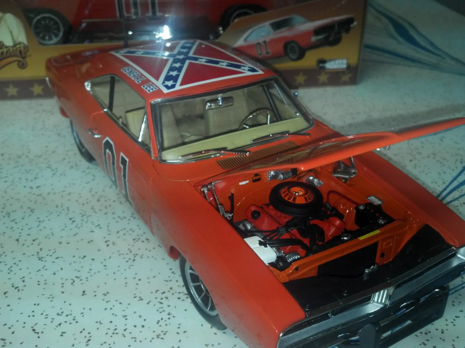 49126 general lee diecast 1 24 interior