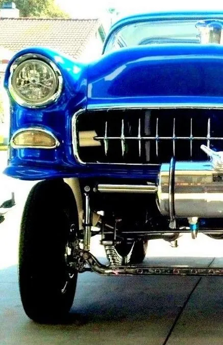 49170 55 chevy gasser diecast scale