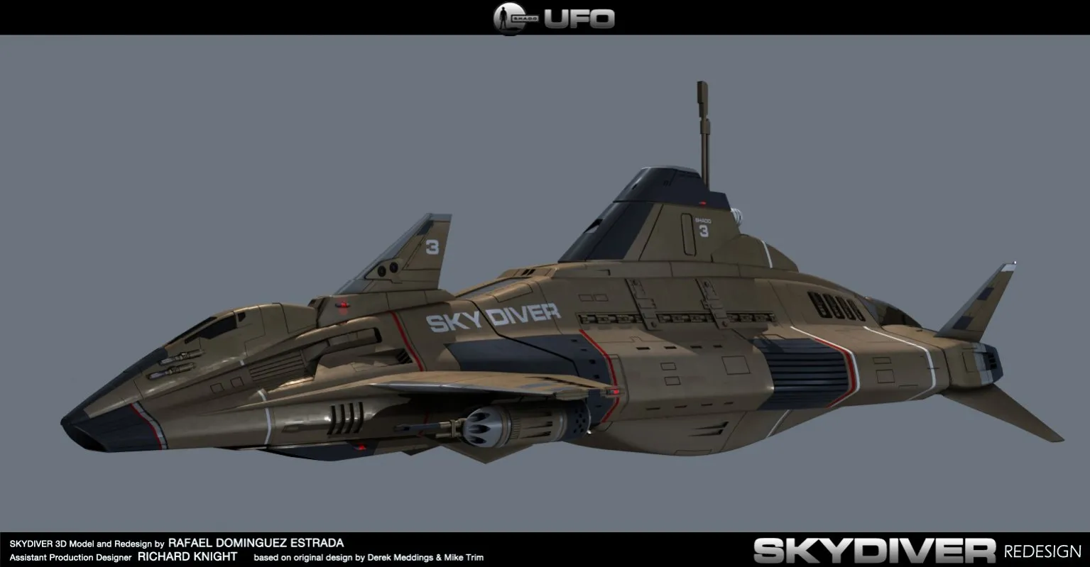 49216 ufo skydiver model overview