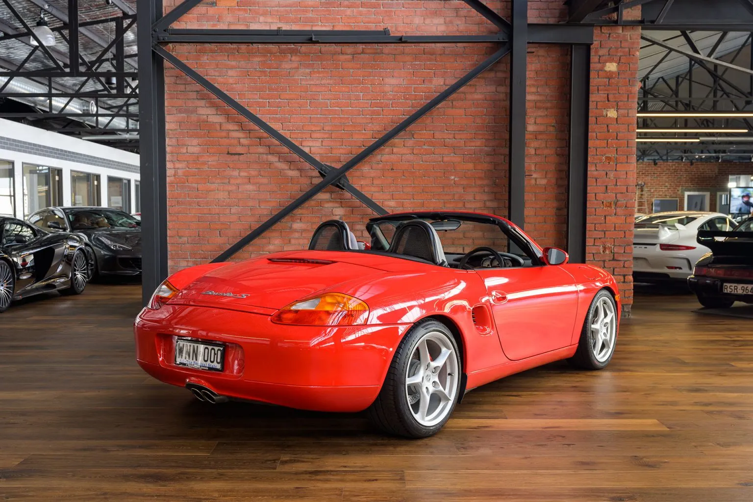 49244 red porsche boxster diecast shop