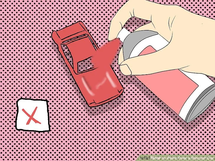 49257 diecast car surface prep